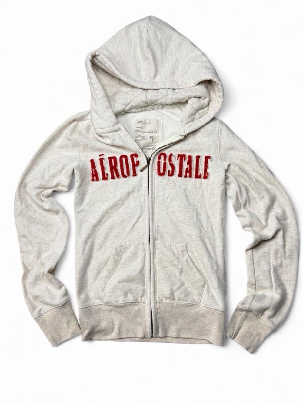 Vintage Aéropostale Y2K Full Zip Hoodie Sweater XS